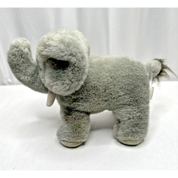 Walmart Gray Elephant Plush 9" Stuffed Animal Toy fluffy - Picture 4 of 9